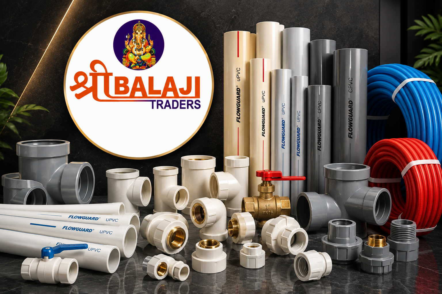 PVC and CPVC pipes and fittings